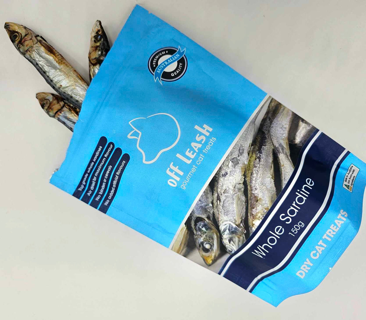 Whole Air Dried Sardines Off Leash Pet Treats